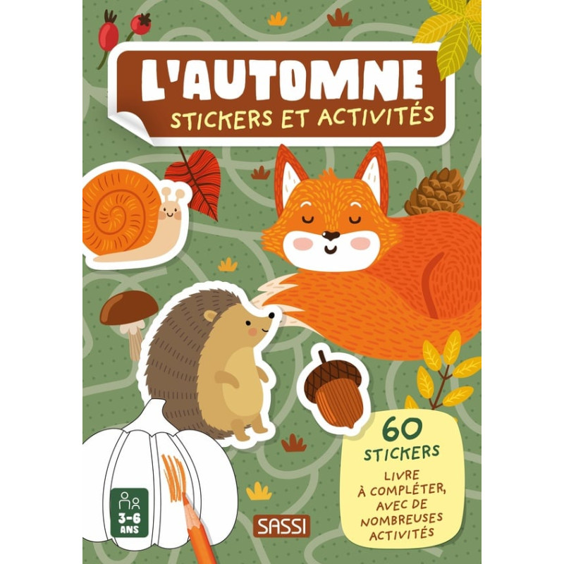 Stickers et activités - L'automne | Activités créatives pour enfants