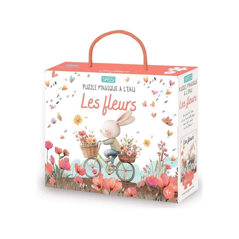 Puzzle magique à l’eau – Les fleurs | Puzzles créatifs pour enfants
