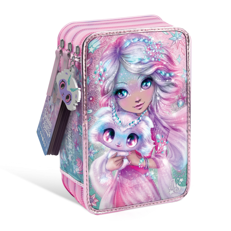 Trousses de crayons à 3 volets - Estrelia | Papeterie enfant