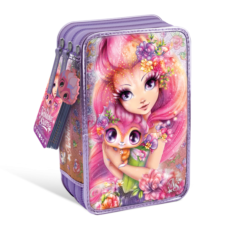 Trousses de crayons à 3 volets - Petulia pour enfants