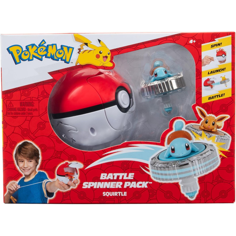 Battle Spinner Pack – Squirtle | Pokémon pour des combats épiques