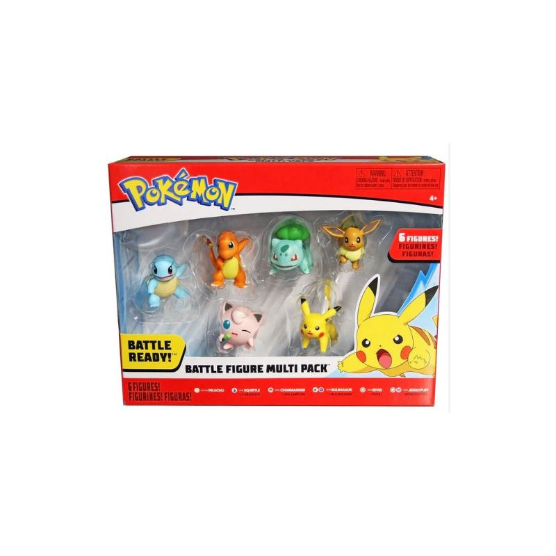 PKW – Battle Figure Multipack 6 – Figurines Pokémon