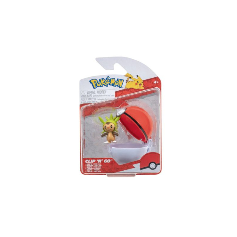 Clip 'N' Go - Chespin - Pokémon avec Pokéball