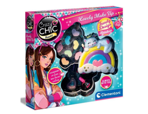 Crazy Chic – PALETTE DE MAQUILLAGE CHAT – ARC EN CIEL – Maquillage Enfant