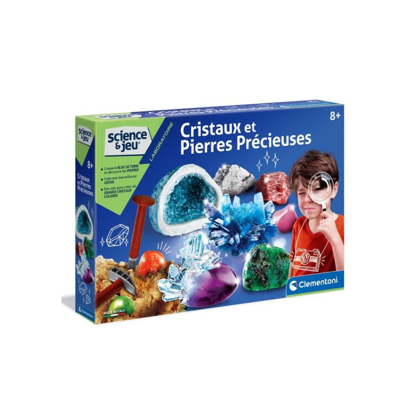 Cristaux et pierres précieuses - Expériences scientifiques