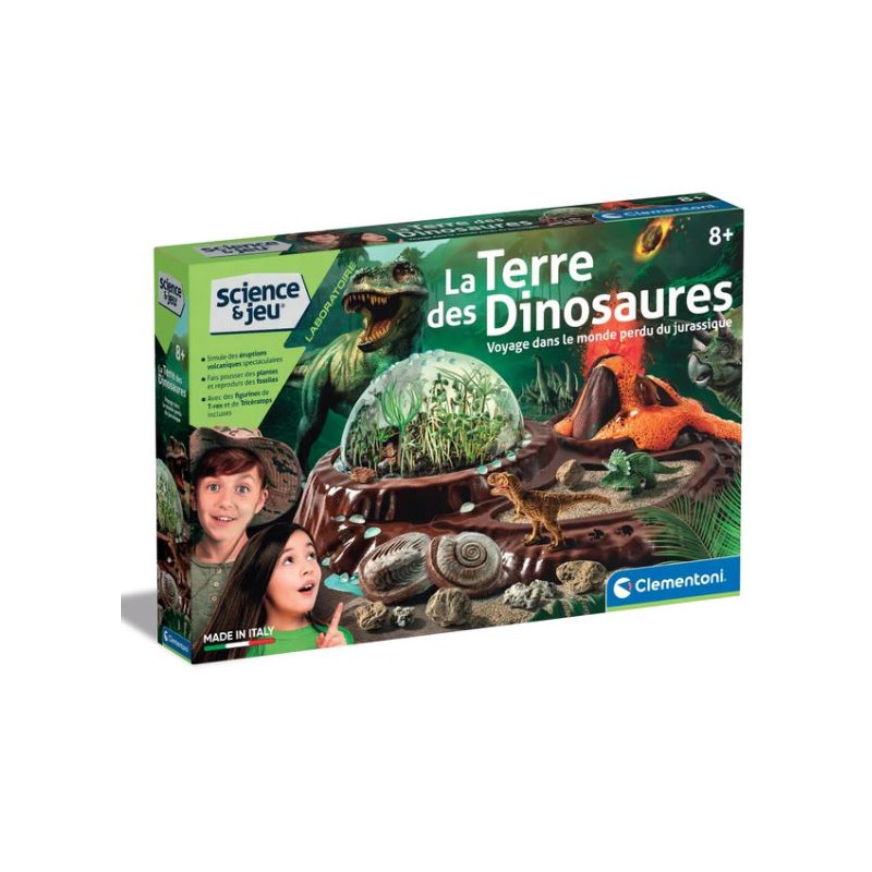 Le monde des dinosaures - Terrarium préhistorique à assembler