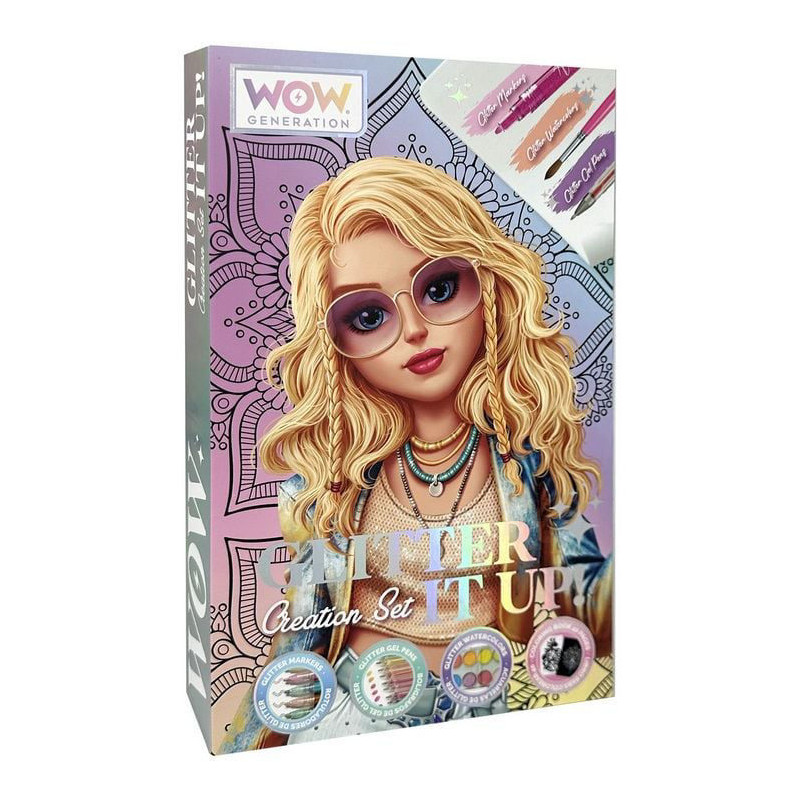 KIT D'ART MANDALA - Créez des œuvres scintillantes