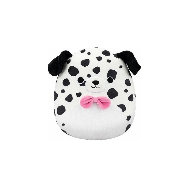 Dustin – Peluche Dalmatien Blanc Squishmallows 12″