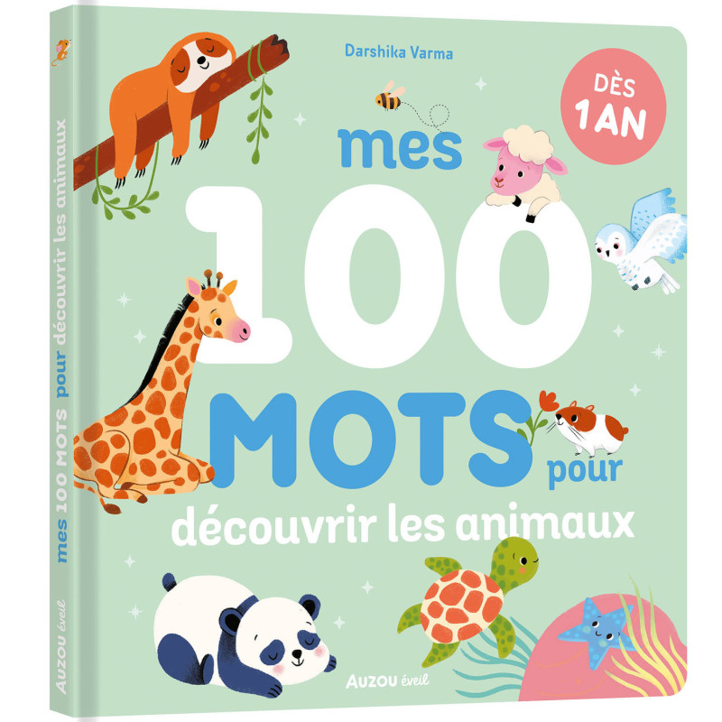 MES 100 MOTS POUR DÉCOUVRIR LES ANIMAUX – Imagier éducatif