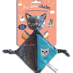 Livre doudou Au dodo, chaton - Douce histoire pour enfants