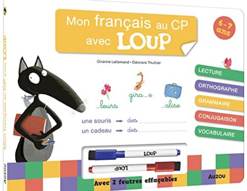 Mon Français au CP avec Loup - Livre éducatif pour enfants