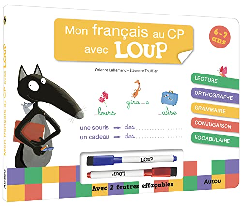 Mon Français au CP avec Loup - Livre éducatif pour enfants