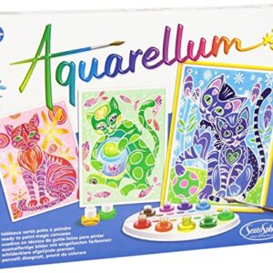 AQUARELLUM Chats - Peinture Facile et Ludique