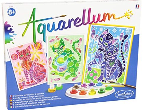 AQUARELLUM Chats - Peinture Facile et Ludique