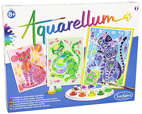 AQUARELLUM Chats - Peinture Facile et Ludique