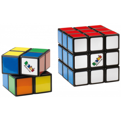 Rubik's Cube Coffret Duo 3x3 + 2x2 - Jouet Intellectuel