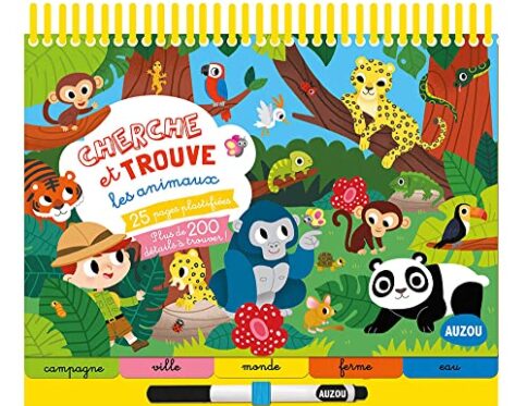 Cherche et Trouve les Animaux - Un livre interactif pour enfants