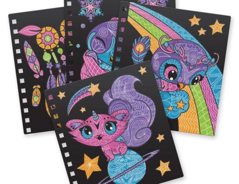 Petit Livre Créatif - Velvet à Motifs Magiques | Small Creative