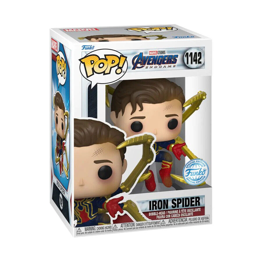 product-7727-1 Pop! Marvel - Unmasked Spider-Man Exclusif - Avengers Endgame
