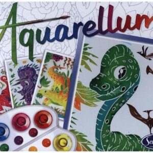 AQUARELLUM JUNIOR Dinosaures - Set de Peinture Amusant