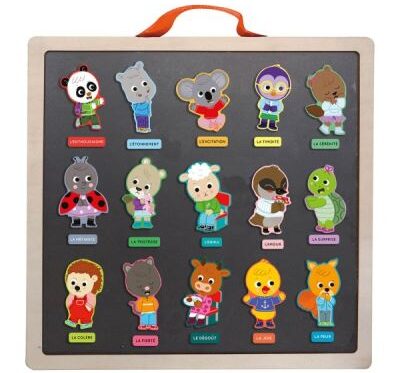 Mon Grand Tableau des Émotions - Jeux en Bois pour Enfants