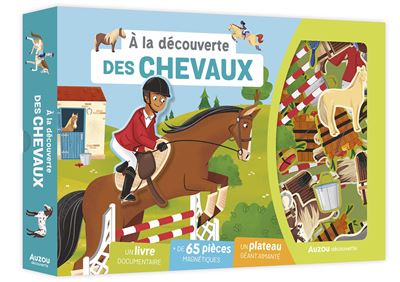 product-9614-1 À la découverte des chevaux - Coffret magnétique pour enfants