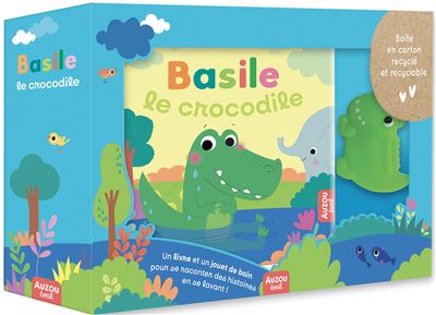 Coffret de Bain Basile le Crocodile - Douceur et Fun