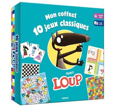 Coffret 10 jeux classiques Loup - Amusement garanti pour toute la famille
