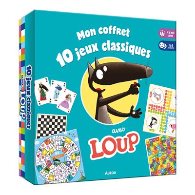 Coffret 10 jeux classiques Loup - Amusement garanti pour toute la famille