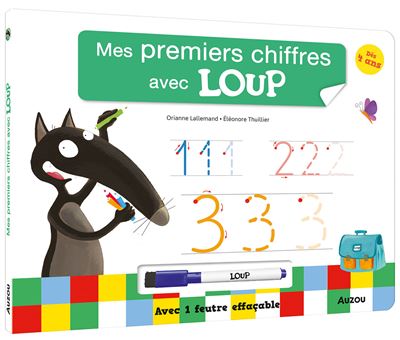 Mes premiers chiffres avec Loup - Apprentissage ludique des chiffres