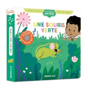 Ma comptine animée - Une souris verte | Livre sonore pour enfants