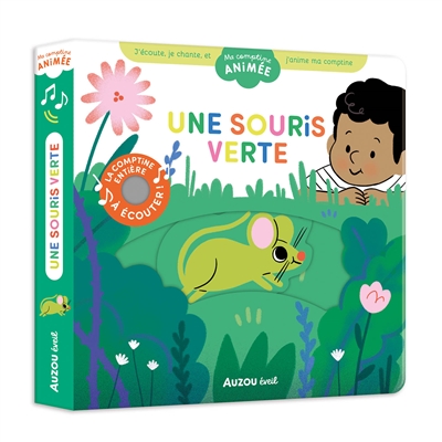 Ma comptine animée - Une souris verte | Livre sonore pour enfants