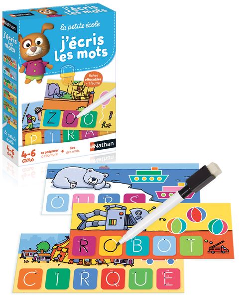 J'ÉCRIS LES MOTS - Livre d'activités créatives