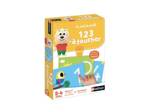123 à toucher - Livre tactile для enfants | Jouet éducatif