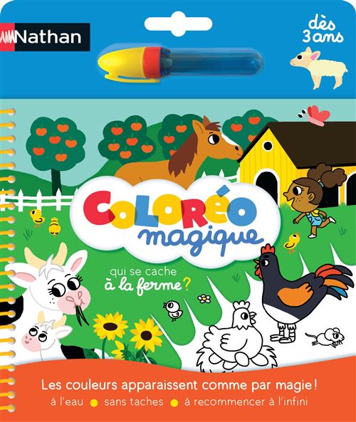 COLORÉO - FERME : Le jeu éducatif pour enfants créatifs