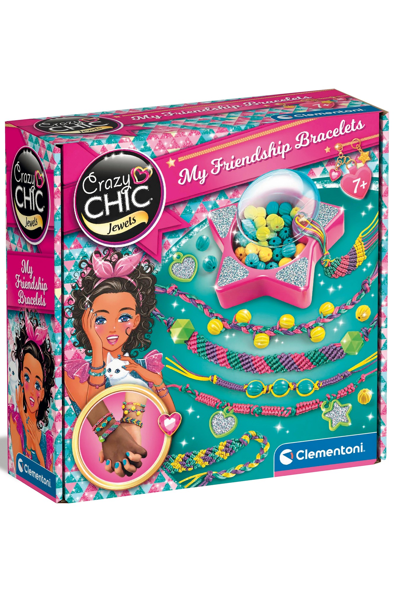 Coffret Crazy Chic pour créer des bracelets d'amitié - Amusement garanti
