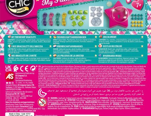 Coffret Crazy Chic pour créer des bracelets d'amitié - Amusement garanti