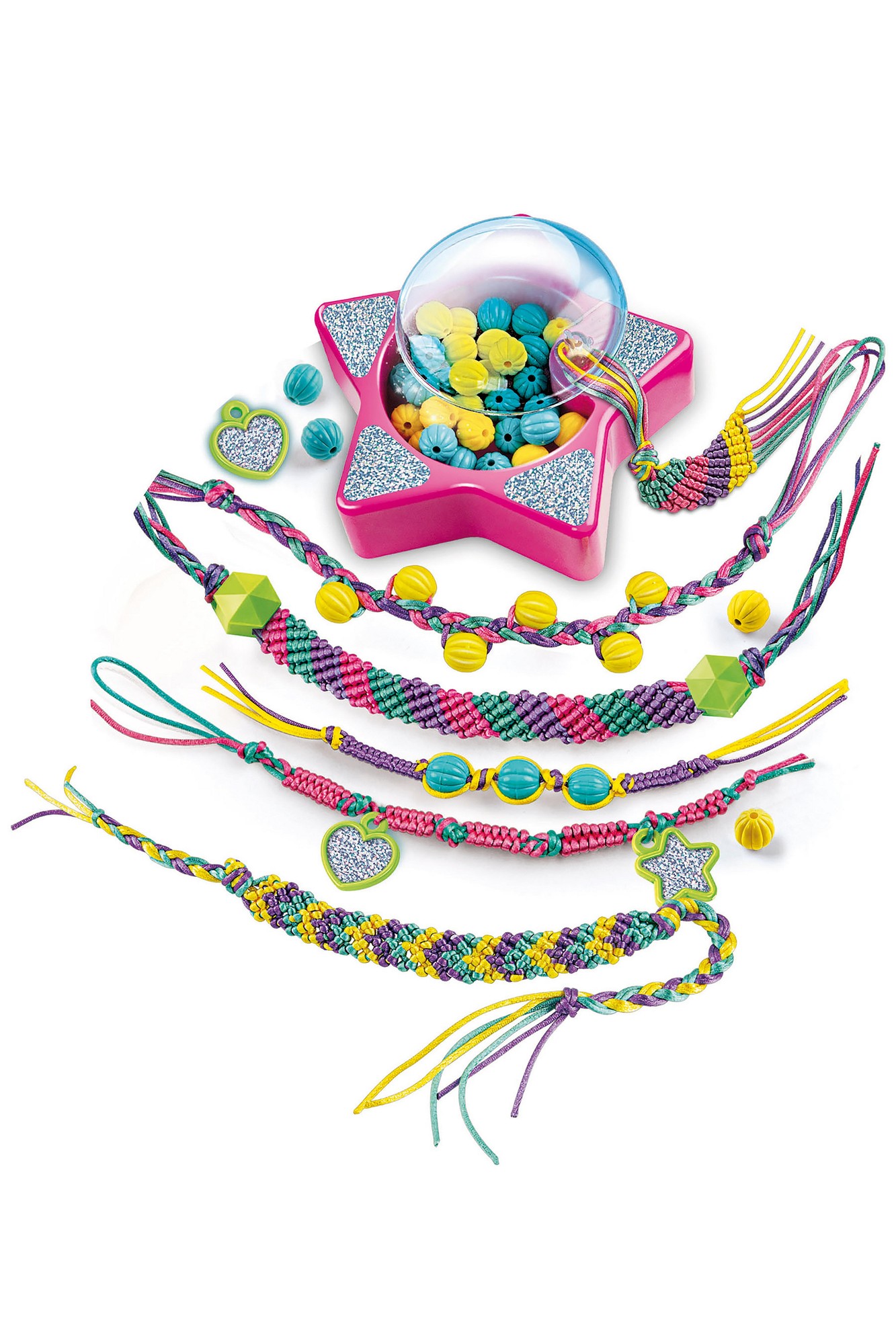 Coffret Crazy Chic pour créer des bracelets d'amitié - Amusement garanti