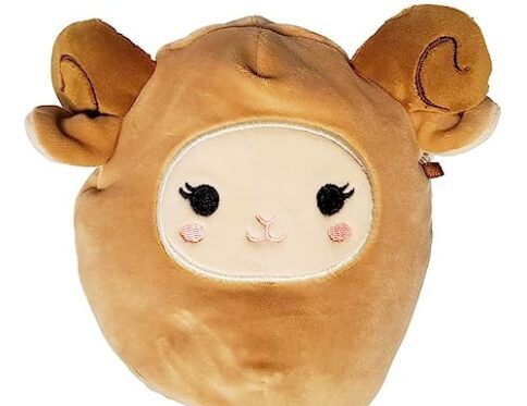 SQK - Reggie, le Mouton Brun (5" Squishmallows) - Peluche Douce