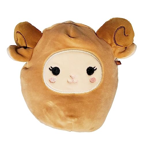 product-9215-1 SQK - Reggie, le Mouton Brun (5" Squishmallows) - Peluche Douce