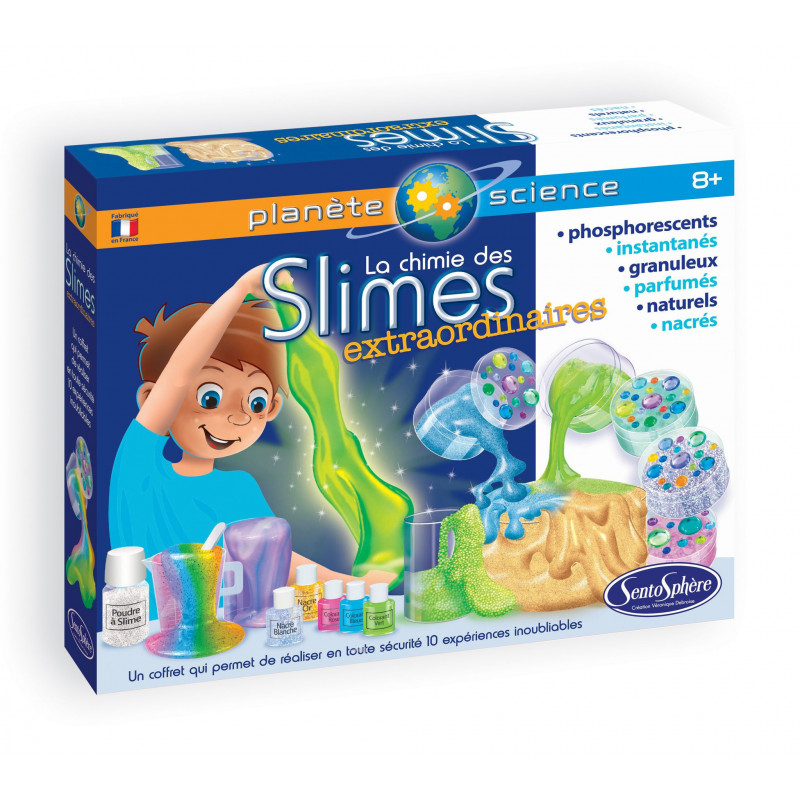 ATELIER DU SLIME - LA CHIMIE DES SLIMES EXTRAORDINAIRES - Expériences Scientifiques
