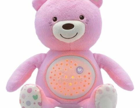 Ourson rose projecteur - Un compagnon adorable pour votre bébé
