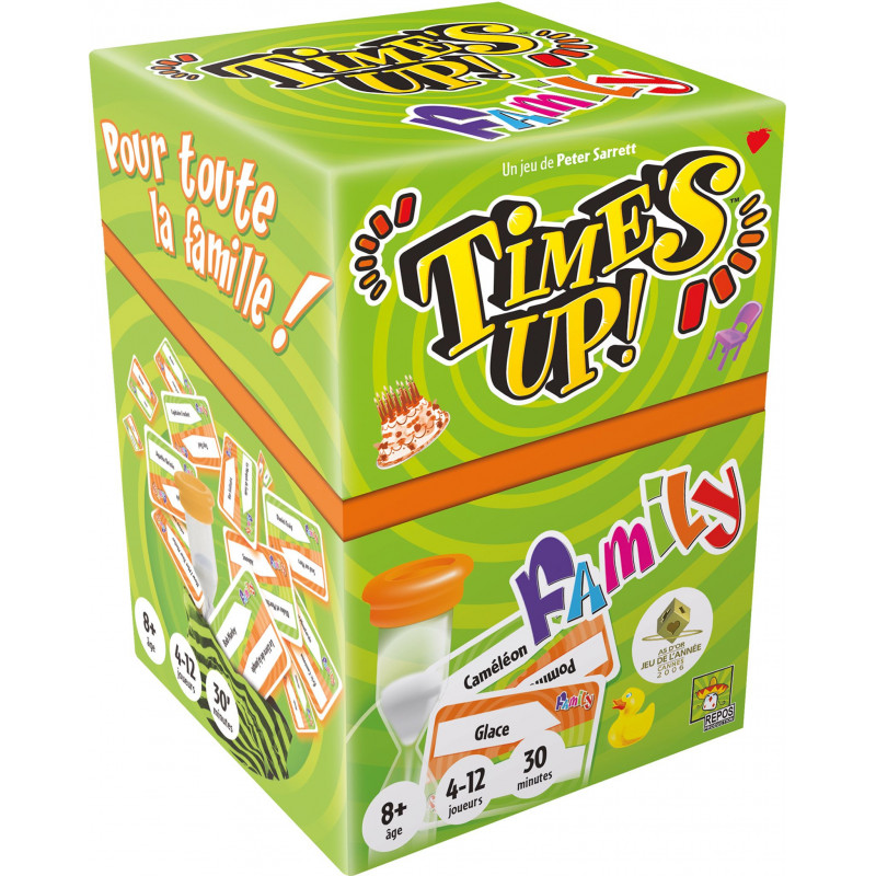 Time’s Up Family 1 Vert – Jeu de Société Fun en Famille