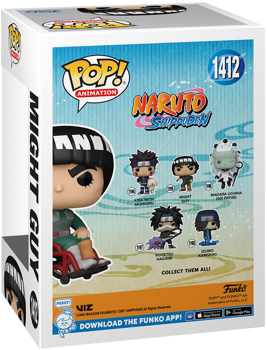 product-7651-2 Pop! Animation Naruto - Might Guy Wheelchair Exclusif | Funko