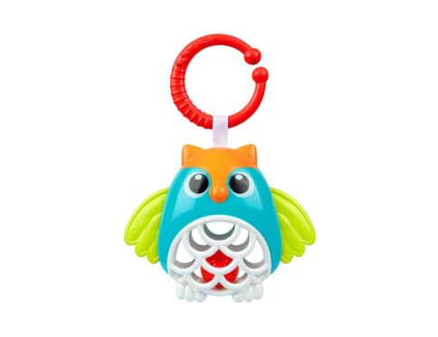 Hochet Hibou - Jouet d'éveil doux et amusant pour bébé