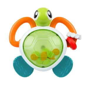 Hochet Tortue - Jouet Éveil en Silicone pour Bébé
