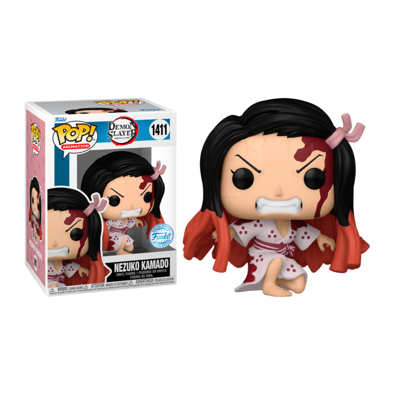 Pop! Animation Nezuko Kneeling Demon Slayer - Exclusif Funko