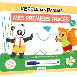 Livre Mes premiers tracés - L'Ecole des Pandas pour enfants
