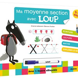 MA MOYENNE SECTION AVEC LOUP - Un livre éducatif captivant