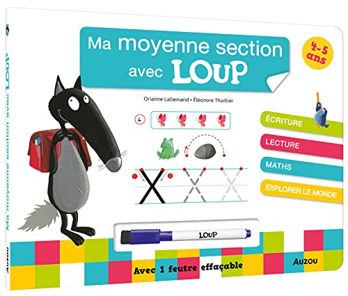 MA MOYENNE SECTION AVEC LOUP - Un livre éducatif captivant